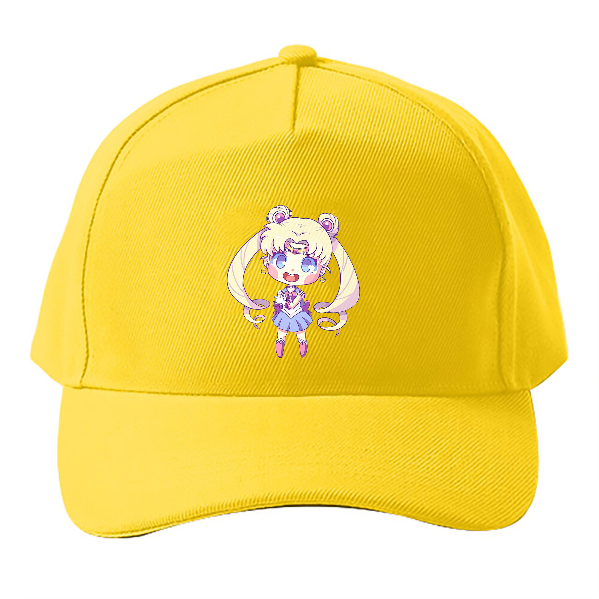 （画像用） 美少女戦士セーラームーン 月野 うさぎ つきの うさぎ Sailor Moon Tsukino Usagi ベースボールキャップ 綿100％ 男女兼用 帽子 スポーツ